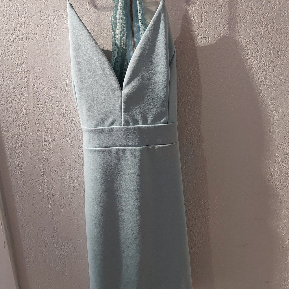 Windsor Strapless Light Blue Dress